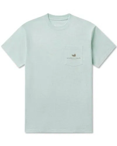 Southern Marsh Unisex Pointer Tee In Washed Honeydew In Multi