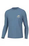 SOUTHERN POINT CO. MEN'S SOUTHERN LONG SLEEVE TEE IN CAPTAIN'S BLUE