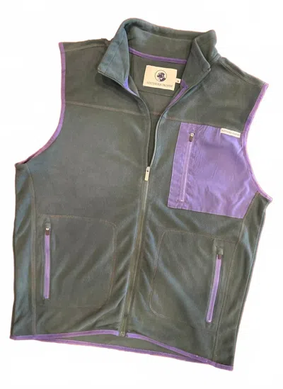 Southern Proper Men's All Prep Sherpa Vest In Pine In Gray