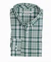Southern Proper Men's Long Sleeve Henning Shirt In Sage In Blue