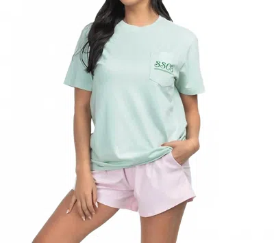 Southern Shirt Company A Perfect Match Tee In Cool Mint In Green
