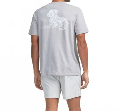 Southern Shirt Company Bayou Dog Short Sleeve Tee In Gray