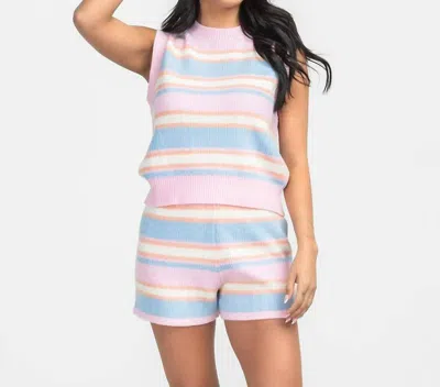 Southern Shirt Company Couch To Cabana Knit Tank In Coastal Crush