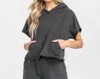 Southern Shirt Company Gym Class Hoodie In Magnet In Multi