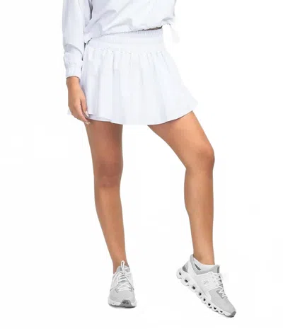 Southern Shirt Company Hybrid Performance Skort In Bright White