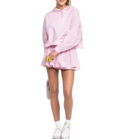 Southern Shirt Company Hybrid Performance Skort In Pink Ballet Slipper In Multi
