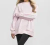 Southern Shirt Company It's Not Me It's You Puff Print Sweatshirt In Pink Mist In Multi