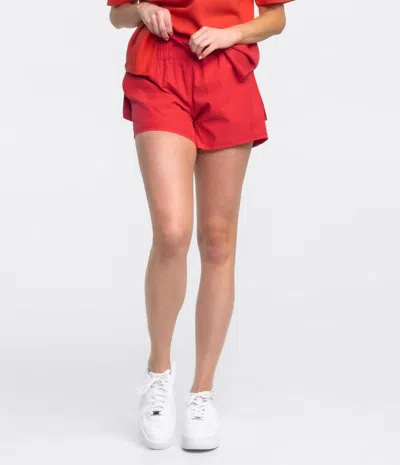 Southern Shirt Company Lined Hybrid Shorts In Rio Red