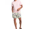 Southern Shirt Company Max Comfort Pocket Tee In Pink Mist In Multi