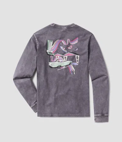 Southern Shirt Company Men's Astro City Long Sleeve Tee In Magnet In Multi