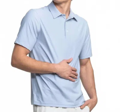 Southern Shirt Company Men's Next Level Performance Polo Shirt In Dusty Blue