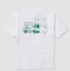 Southern Shirt Company Men's Stay The Course Short Sleeve Tee In Bright White In White