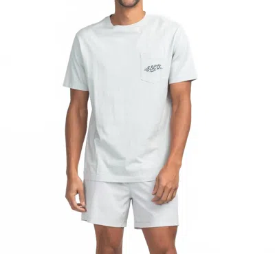 Southern Shirt Company No Bogey Short Sleeve Tee In Gray