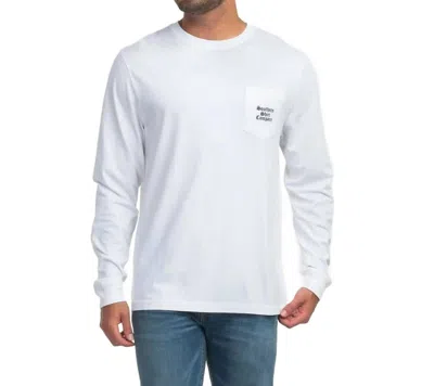 Southern Shirt Company Pledge Class Long Sleeve Tee In Bright White