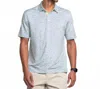 Southern Shirt Company Tapped In Printed Polo In Blue
