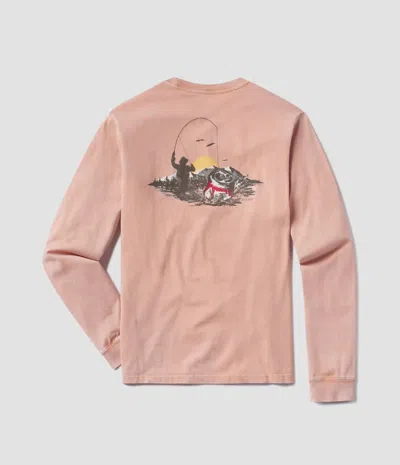 Southern Shirt Company Unisex - Buzz Catcher Long Sleeve Tee In Rust In Multi