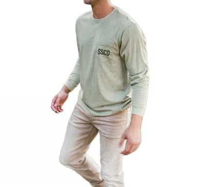 SOUTHERN SHIRT COMPANY UNISEX - COUNTRY ROADS LONG SLEEVE TEE IN UPLAND GREEN