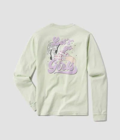 Southern Shirt Company Unisex - Let's Go Girls Icon Long Sleeve Tee In Spearmint In Green