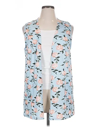 Pre-owned Southern Stitch Kimono In Blue