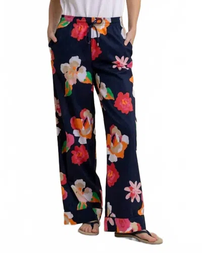 Southern Tide Alain Garden Splendor Pant In Dress Blue