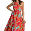 Southern Tide Analeah Garden Glory Printed Maxi Dress In Mint In Red