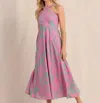 Southern Tide Anniston Petal Paradise Maxi Dress In Very Berry