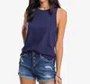 Southern Tide Avah Sun Farer Tank Top In Nautical Navy In Multi
