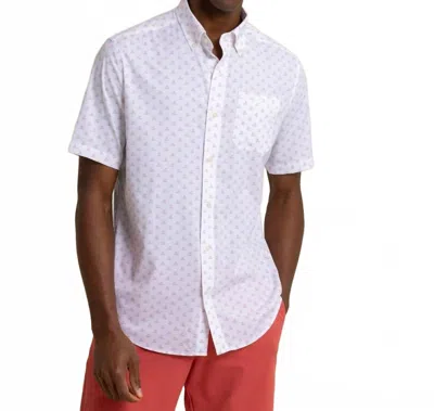 Southern Tide Beach Voyager Sportshirt In Classic White