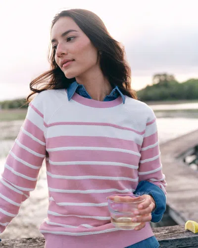 Southern Tide Bekah Sweater In Rivera Rose