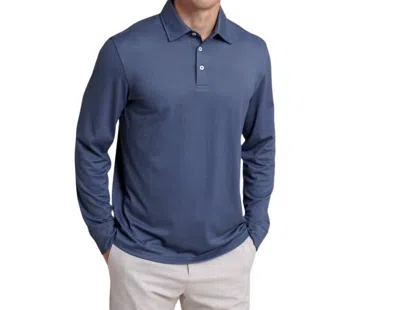 Southern Tide Belfair Performance Polo In Light Indigo In Blue