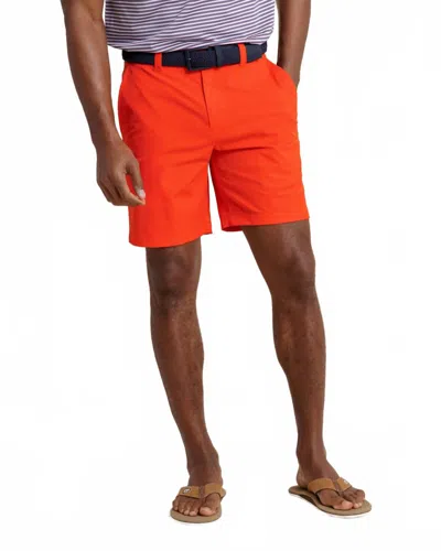 Southern Tide Brrrdie Gulf Short In Poppy Red In Orange