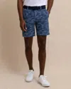 Southern Tide Brrrdie Island Camo Short In Dark Seas In Multi