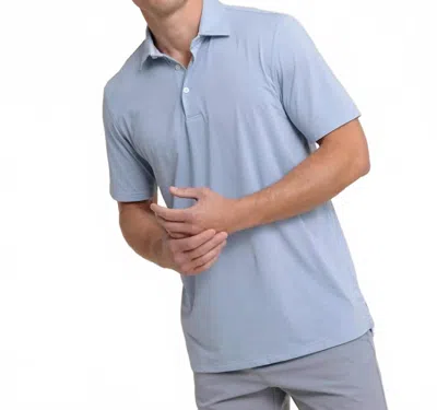 Southern Tide Brrreeze Meadowbrook Stripe Polo Shirt In Triumph Blue