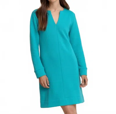 Southern Tide Cady Jacquard Dress In Spruce Shade In Blue