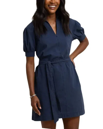 Southern Tide Calan Washed Seersucker Dress In Dress Blue