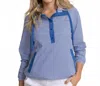Southern Tide Calie Skip Stripe Popover In Blue