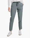 Southern Tide Casey Woven Pant In Balsam Green In Gray