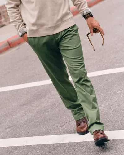 Southern Tide Channel Marker Stretch Chino Pant In Green
