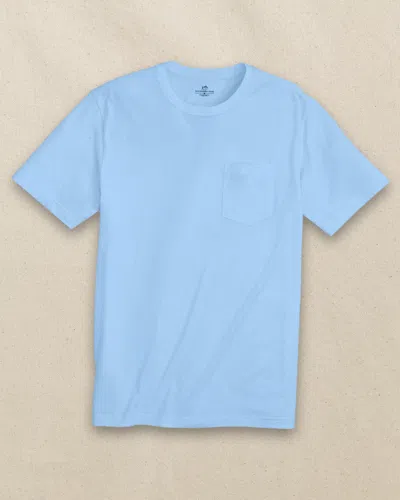 Southern Tide Classic Short Sleeve Pocket T-shirt In Blue