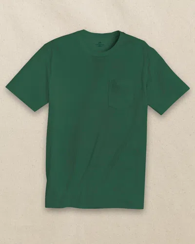 Southern Tide Classic Short Sleeve Pocket T-shirt In Spruce