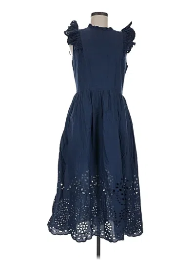 Southern Tide Rebekah Eyelet Midi Dress In Blue