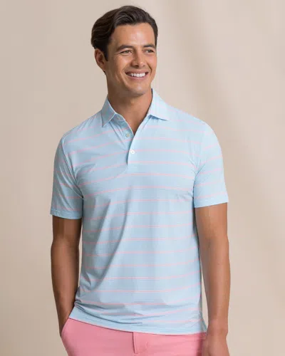 Southern Tide Core Sound Stripe Coastal Breeze® Performance Polo In Multi