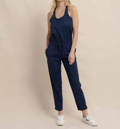 Southern Tide Devyn Jumpsuit In Dress Blue