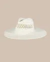 Southern Tide Diamond Packable Beach Hat In White