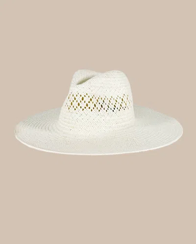 Southern Tide Diamond Packable Beach Hat In White