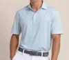 Southern Tide Driver On The Ball Printed Polo In Simply Green In Multi