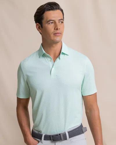 Southern Tide Driver Pineapple Parade Printed Polo In Green Ash
