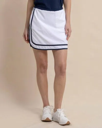Southern Tide Elaina Golf Skort In Classic White