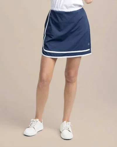 Southern Tide Elaina Golf Skort In Dress Blue