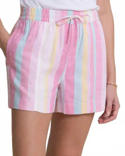 Southern Tide Emilia Woven Short In Island Pink In Multi